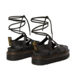 Dr. Martens Nartilla Lace-Up Gladiator Sandals – Black Leather – Womens Sandals, Sliders & Toe Posts - Crep Direct UK