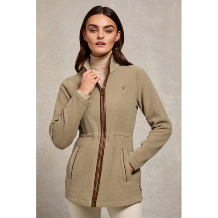 Holland Cooper Country Longline Fleece – Sage – Ladies Clothing - Crep Direct UK