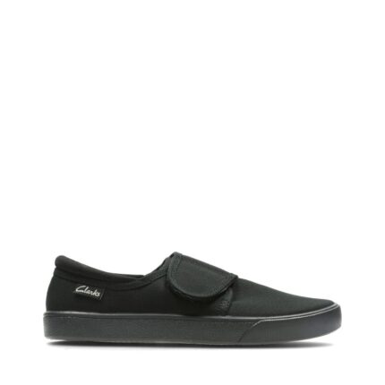 Clarks Hopper Run Plimsolls – Black Textile – Boys School Shoes - Crep Direct UK Clarks Hopper Run Plimsolls – Black Textile – Boys School Shoes - Crep Direct UK