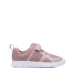 Clarks Ath Flux Kids Trainers – Pink – Girls Shoes - Crep Direct UK