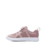 Clarks Ath Flux Kids Trainers – Pink – Girls Shoes - Crep Direct UK