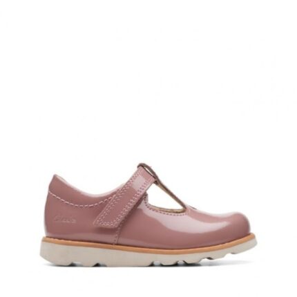 Clarks Crown Teen Toddler Shoes – Dusty Pink Patent – Girls Shoes - Crep Direct UK Clarks Crown Teen Toddler Shoes – Dusty Pink Patent – Girls Shoes - Crep Direct UK