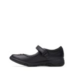 Clarks Relda Sea Kid School Shoes – Black Leather – Girls School Shoes - Crep Direct UK