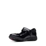 Clarks Relda Sea Kid School Shoes – Black Patent – Girls School Shoes - Crep Direct UK