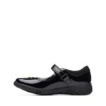 Clarks Relda Sea Kid School Shoes – Black Patent – Girls School Shoes - Crep Direct UK