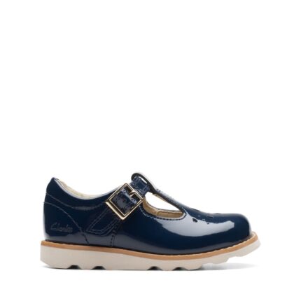 Clarks Crown Print Toddler Shoes – Navy Patent – Girls Shoes - Crep Direct UK Clarks Crown Print Toddler Shoes – Navy Patent – Girls Shoes - Crep Direct UK