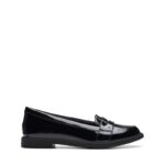 Clarks Scala Loafer Kid School Shoes – Black Patent – Girls School Shoes - Crep Direct UK