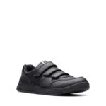 Clarks Cica Star Orb Youth Trainers – Black Leather – Girls School Shoes - Crep Direct UK Clarks Cica Star Orb Youth Trainers – Black Leather – Girls School Shoes - Crep Direct UK