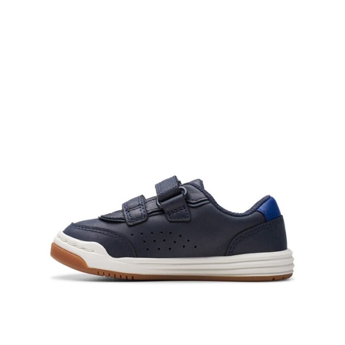 Clarks Urban Solo Toddler Shoes – Navy Leather – Boys Shoes - Crep Direct UK