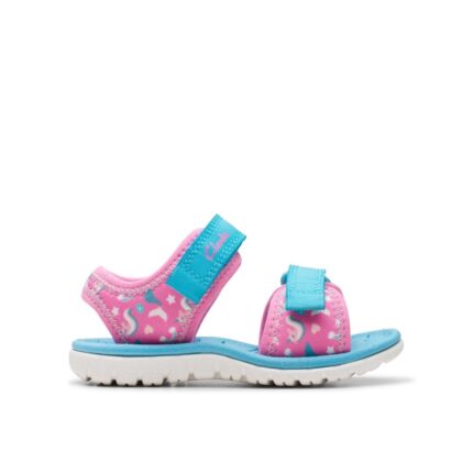 Clarks Surfing Tide Toddler Sandals – Hot Pink – Girls Sandals - Crep Direct UK Clarks Surfing Tide Toddler Sandals – Hot Pink – Girls Sandals - Crep Direct UK