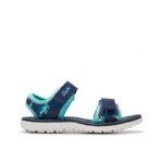 Clarks Surfing Tide Kids Sandals – Navy – Boys Sandals - Crep Direct UK