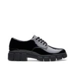 Clarks Evyn Lace Kid School Shoes – Black Patent – Girls School Shoes - Crep Direct UK