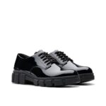 Clarks Evyn Lace Kid School Shoes – Black Patent – Girls School Shoes - Crep Direct UK