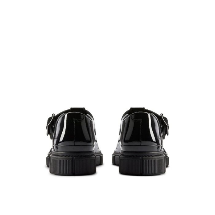 Clarks Evyn Bar Kid School Shoes – Black Patent – Girls School Shoes - Crep Direct UK