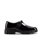 Clarks Evyn Bar Youth School Shoes – Black Patent – Girls School Shoes - Crep Direct UK