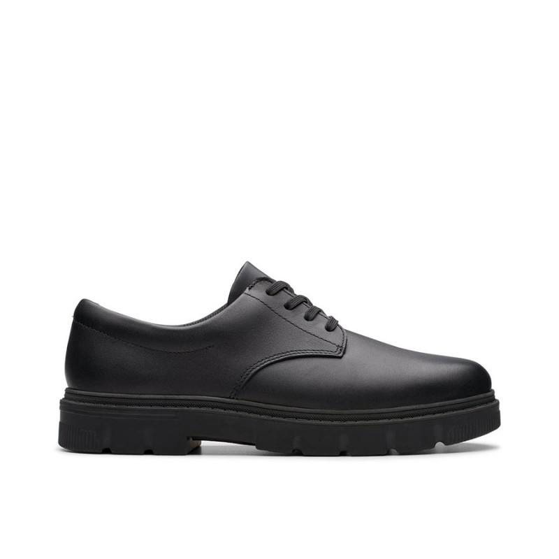 Clarks Lorcam Loop Youth School Shoes – Black Leather – Boys School Shoes - Crep Direct UK Clarks Lorcam Loop Youth School Shoes – Black Leather – Boys School Shoes - Crep Direct UK