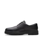 Clarks Lorcam Loop Youth School Shoes – Black Leather – Boys School Shoes - Crep Direct UK