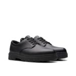 Clarks Lorcam Loop Youth School Shoes – Black Leather – Boys School Shoes - Crep Direct UK