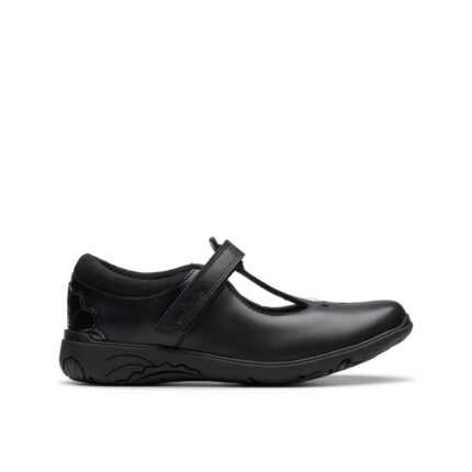 Clarks Relda Gem Kid School Shoes – Black Leather – Girls School Shoes - Crep Direct UK Clarks Relda Gem Kid School Shoes – Black Leather – Girls School Shoes - Crep Direct UK