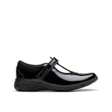 Clarks Relda Gem Kid School Shoes – Black Patent – Girls School Shoes - Crep Direct UK Clarks Relda Gem Kid School Shoes – Black Patent – Girls School Shoes - Crep Direct UK