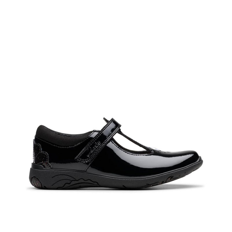 Clarks Relda Gem Kid School Shoes – Black Patent – Girls School Shoes - Crep Direct UK Clarks Relda Gem Kid School Shoes – Black Patent – Girls School Shoes - Crep Direct UK