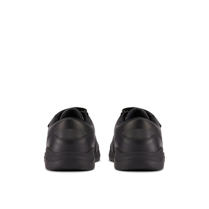 Clarks Daze Step 2 Youth School Shoes – Black Leather – Boys School Shoes - Crep Direct UK