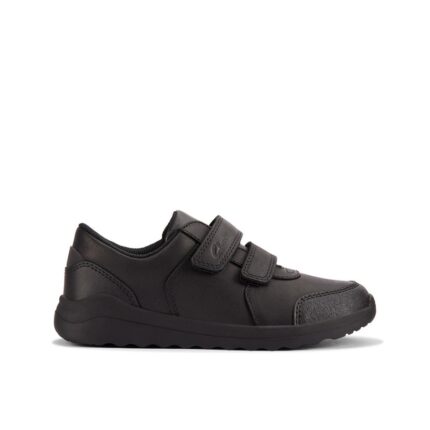 Clarks Daze Step 2 Kid School Shoes – Black Leather – Boys School Shoes - Crep Direct UK Clarks Daze Step 2 Kid School Shoes – Black Leather – Boys School Shoes - Crep Direct UK