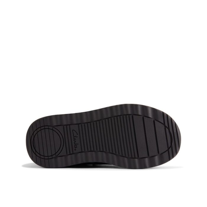 Clarks Daze Step 2 Kid School Shoes – Black Leather – Boys School Shoes - Crep Direct UK