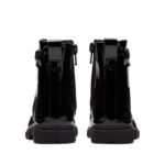 Clarks Evyn Charm Kids Boots – Black Patent – Girls Boots - Crep Direct UK