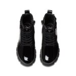 Clarks Evyn Charm Kids Boots – Black Patent – Girls Boots - Crep Direct UK
