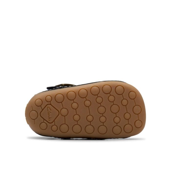 Clarks Tiny Skip Toddler Shoes – Navy Patent – Girls Shoes - Crep Direct UK