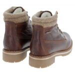 Tamaris 26244 Lace-Up Ankle Boots – Brown Leather – Womens Boots - Crep Direct UK