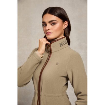 Holland Cooper Country Longline Fleece – Sage – Ladies Clothing - Crep Direct UK