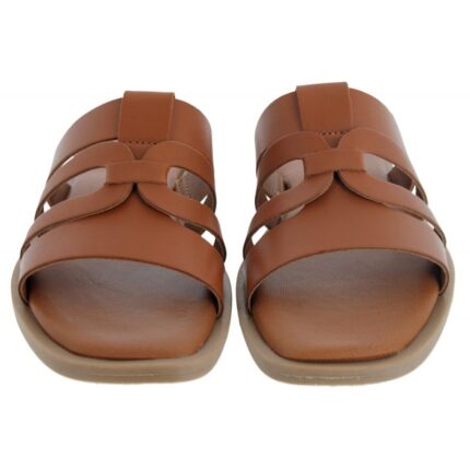 Tamaris 27103 Mules – Tan Leather – Womens Sandals, Sliders & Toe Posts - Crep Direct UK