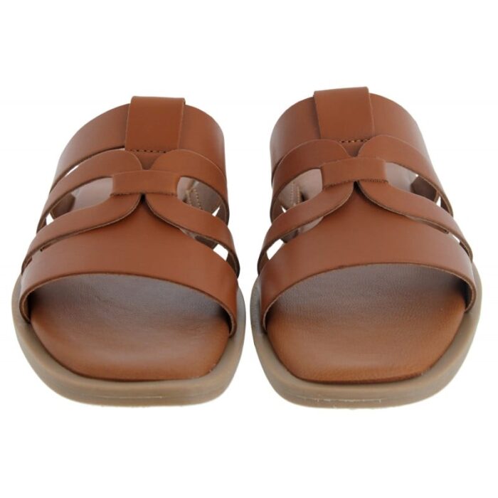 Tamaris 27103 Mules – Tan Leather – Womens Sandals, Sliders & Toe Posts - Crep Direct UK