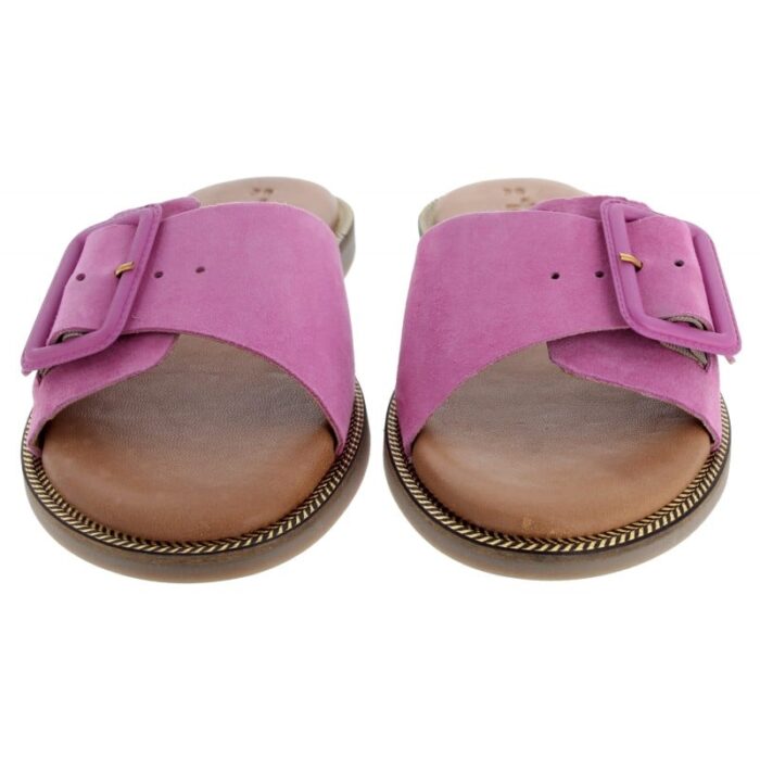 Tamaris 27105 Mules – Pink Leather – Womens Sandals, Sliders & Toe Posts - Crep Direct UK