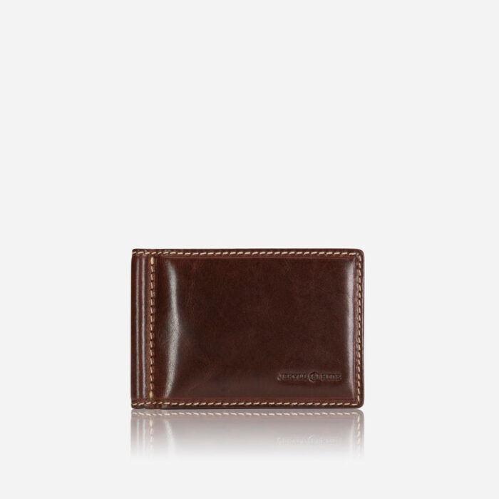 Jekyll & Hide Jekyll & Hide Leather Money Clip Wallet 2792 – Mocha Leather – Mens Wallets, Bags and Accessories - Crep Direct UK
