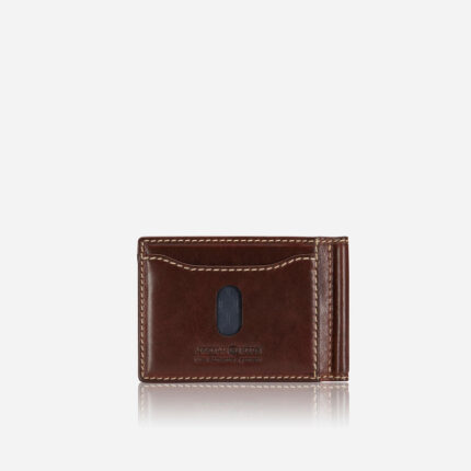 Jekyll & Hide Jekyll & Hide Leather Money Clip Wallet 2792 – Mocha Leather – Mens Wallets, Bags and Accessories - Crep Direct UK