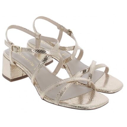 Tamaris 28204 Heeled Sandals – Light Gold – Womens Sandals, Sliders & Toe Posts - Crep Direct UK Tamaris 28204 Heeled Sandals – Light Gold – Womens Sandals, Sliders & Toe Posts - Crep Direct UK
