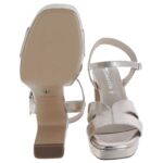 Tamaris 28349 Heeled Sandals – Light Gold – Womens Sandals, Sliders & Toe Posts - Crep Direct UK