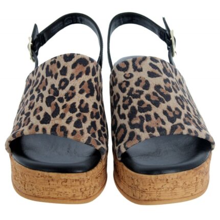 Tamaris 28393 Wedge Sandals – Leopard – Womens Sandals, Sliders & Toe Posts - Crep Direct UK