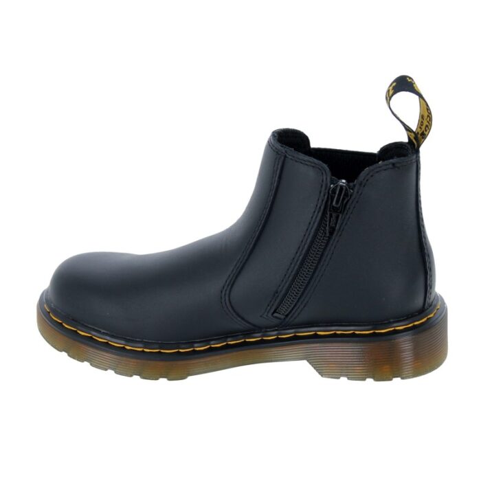 Dr. Martens 2976 Junior Boots – Black Leather – Boys Boots - Crep Direct UK