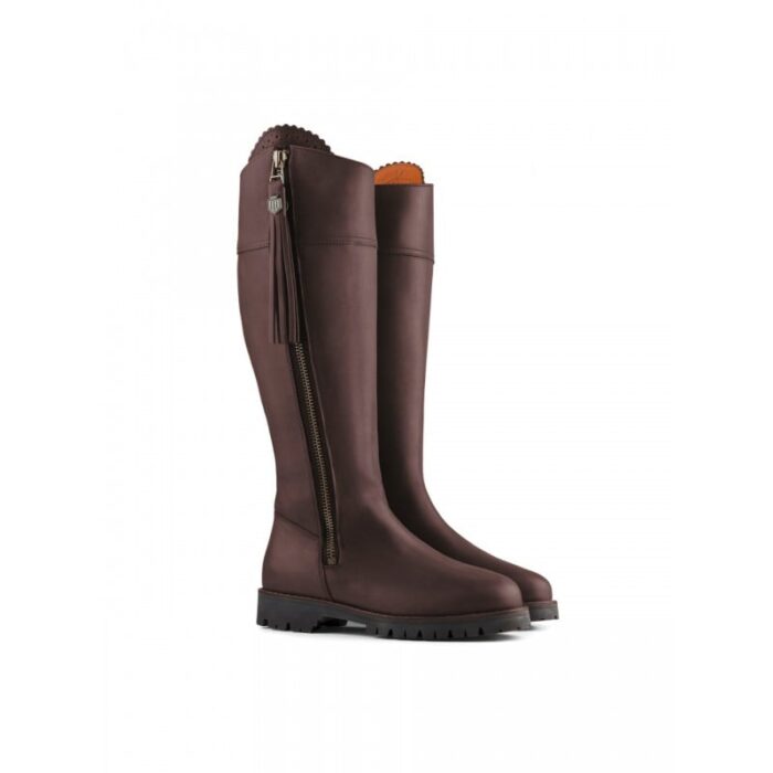 Fairfax and Favor Fairfax & Favor Explorer Sporting Fit Boots – Mahogany Leather – Womens Trekking & Outdoor - Crep Direct UK