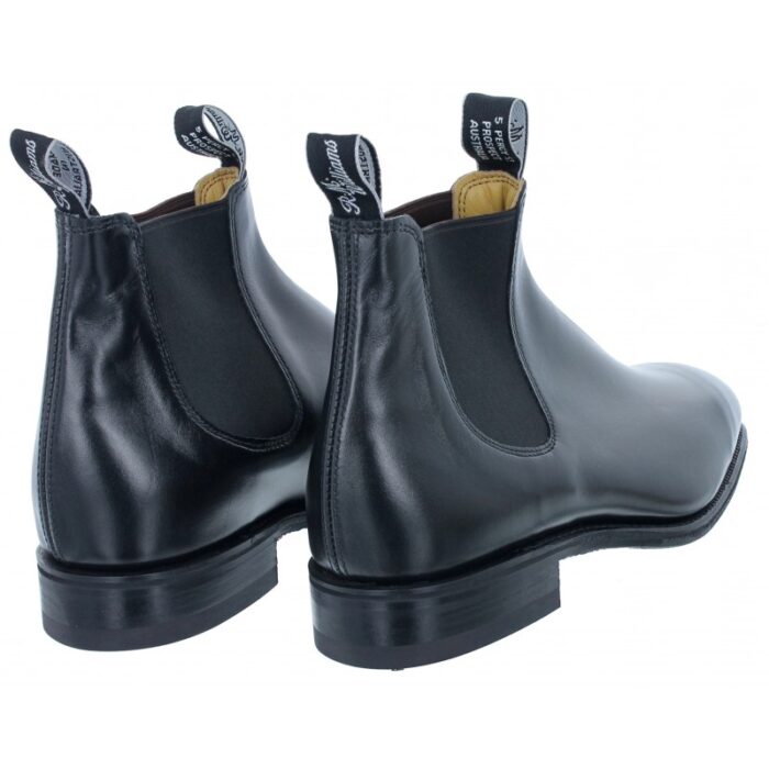 R. M. Williams Dynamic Flex Comfort Craftsman Boots – Black Leather – Mens Boots - Crep Direct UK