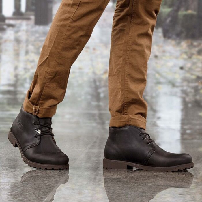 Panama Jack Bota Panama Boots – Brown Leather – Mens Boots - Crep Direct UK