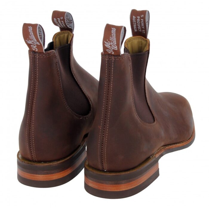 R. M. Williams Comfort Craftsman Boots – Bark/Oily Fern Leather – Mens Boots - Crep Direct UK