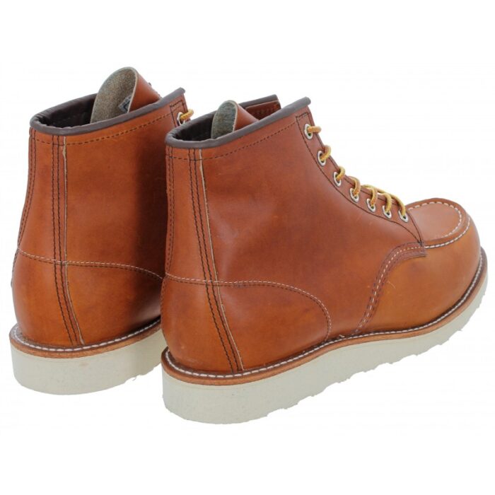 Red Wing Classic Moc Toe 875 Boots – Tan Leather – Mens Boots - Crep Direct UK