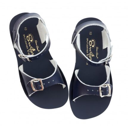 Salt-Water Surfer Childrens Sandals – Navy – Boys Sandals - Crep Direct UK