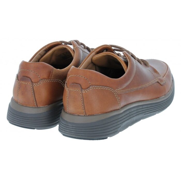 Clarks Un Abode Ease Shoes – Dark Tan Leather – Mens Shoes - Crep Direct UK