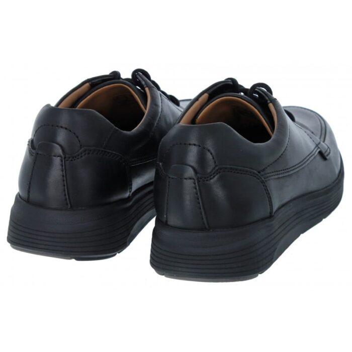 Clarks Un Abode Ease Shoes – Black Leather – Mens Shoes - Crep Direct UK